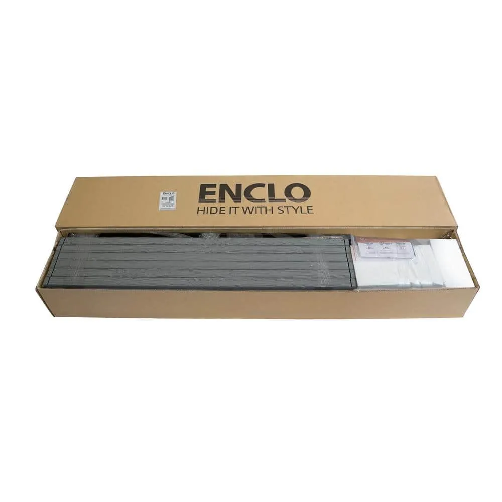 Enclo Privacy Screens Florence 6 ft. x 4 ft. Ash Vinyl Privacy Screen and Planter Box Kit, photo 7 of 9