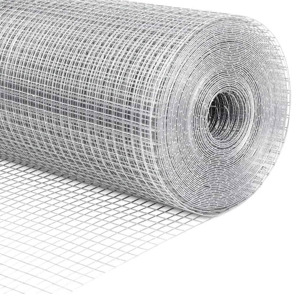 ATENGNES 48 in. x 100 ft. 19 Gauge Galvanized 1/2 in. Chicken Wire Hardware Cloth Fencing Netting Mesh Rolls Garden Rabbit Fence, photo 3 of 8