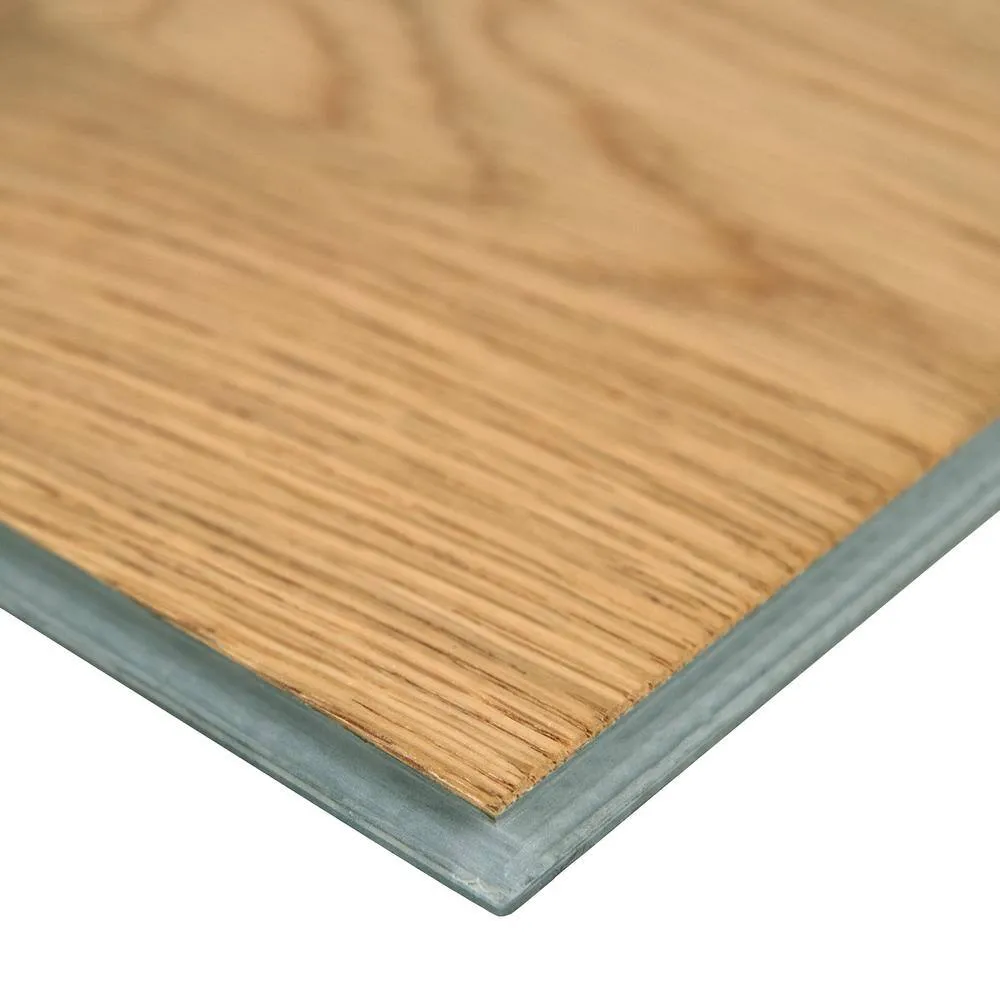 A&A Surfaces Woodridge Aurora Gold Oak .28 in. x 6.5 in. Waterproof Wire Brushed Engineered Hardwood Flooring (1040.16 sq.ft./pallet), photo 8 of 10