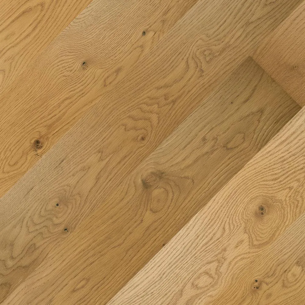 A&A Surfaces Woodridge Aurora Gold Oak 0.28 in. x 6.5 in. Waterproof Wire Brushed Engineered Hardwood Flooring (21.67 sq. ft./case), photo 8 of 9