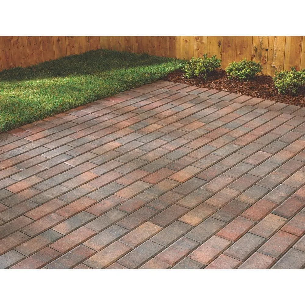 Oldcastle Paper Sample Only: 8 in. x 4 in. x 2.25 in. Autumn Blend Concrete Holland Paver Sample Board (1-Piece), photo 4 of 4