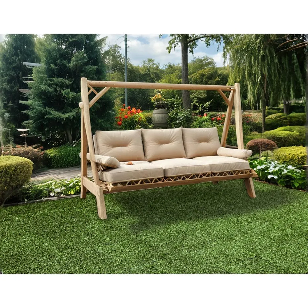 WRIGHTMASTER 0.98ft. x 0.98ft. Glass Deck PE and PP Composite Interlocking Deck Tile in Autumn Grass (33.5 sq. ft. Per Box), photo 6 of 6