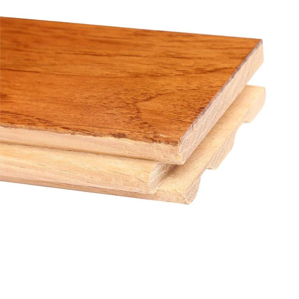 Bruce American Home Autumn Wheat Hickory 3/4 in. T x 2-1/4 in. W Smooth Solid Hardwood Flooring (20 sq.ft./ctn), photo 8 of 8