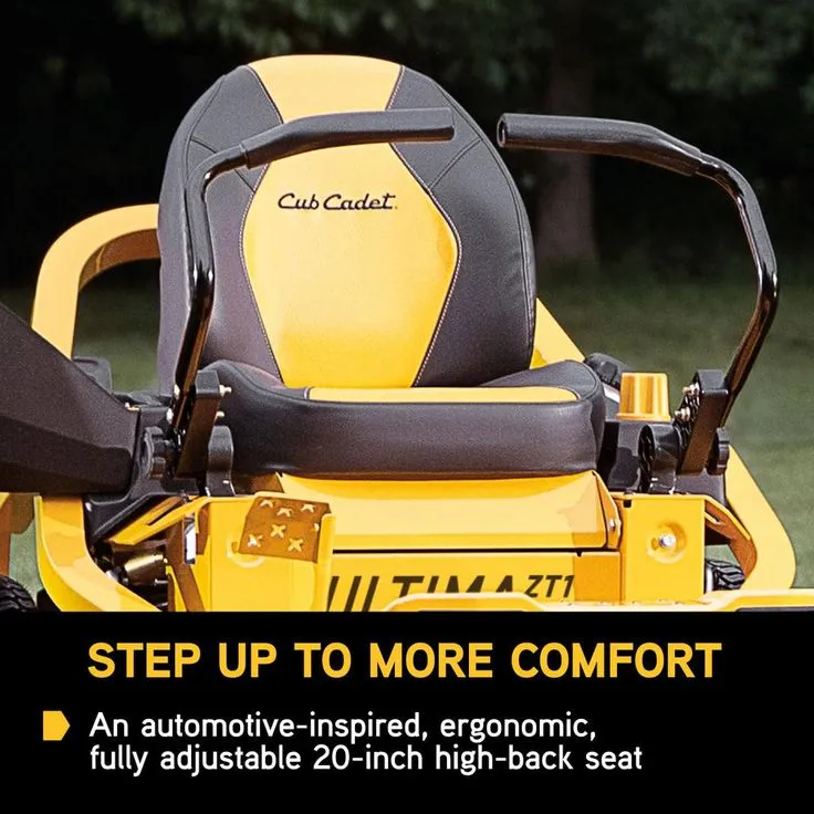 Cub Cadet Ultima ZT1 42 in. 22 HP Kohler KT7000 Series V-Twin Gas Engine Zero Turn Mower with Lap Bar Control, photo 7 of 10