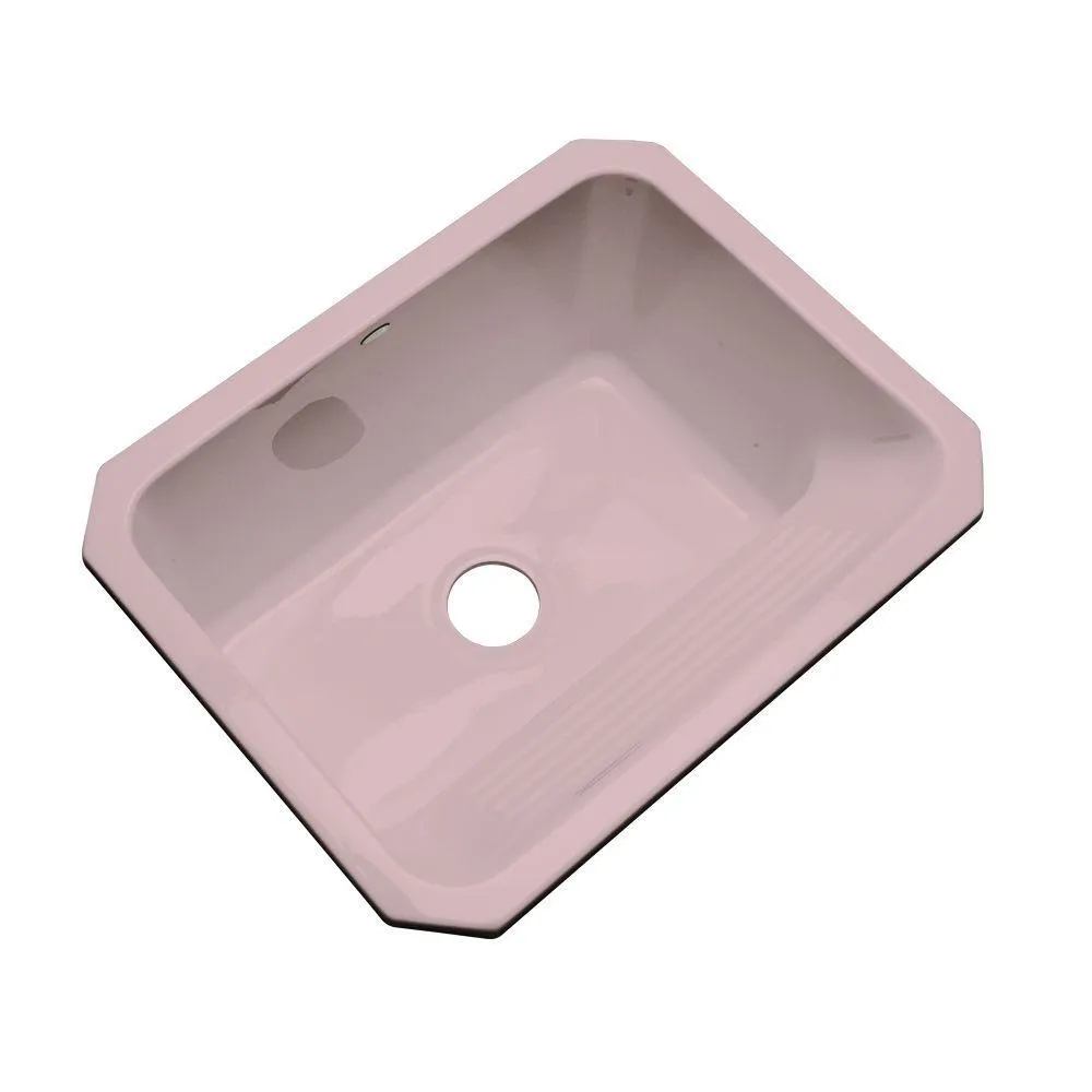 Kensington Undermount Acrylic 25 in. Single Bowl Utility Sink in White, photo 12 of 15