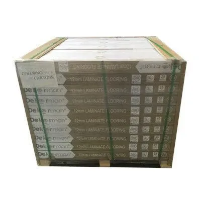 Dekorman bulk sale European Oak Laminate Flooring(#9309-45) - 45 Boxes, 12mm Thickx6.65in Wx48inL planks, AC3, CARB2, Click-Locking, Total 795.60 sqft covered area, photo 4 of 5