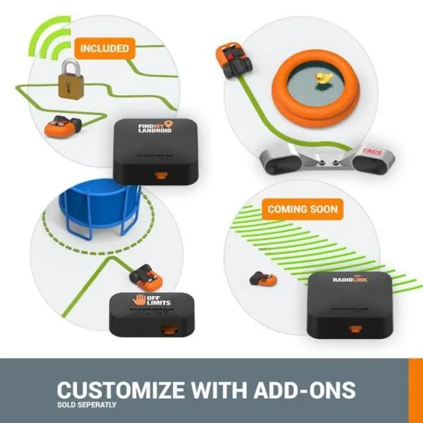 Worx POWER SHARE 20-Volt 7 in. Robotic Landroid Mower, Brushless Wheel Motors, Wifi Plus Phone App with GPS Module Included, photo 2 of 11