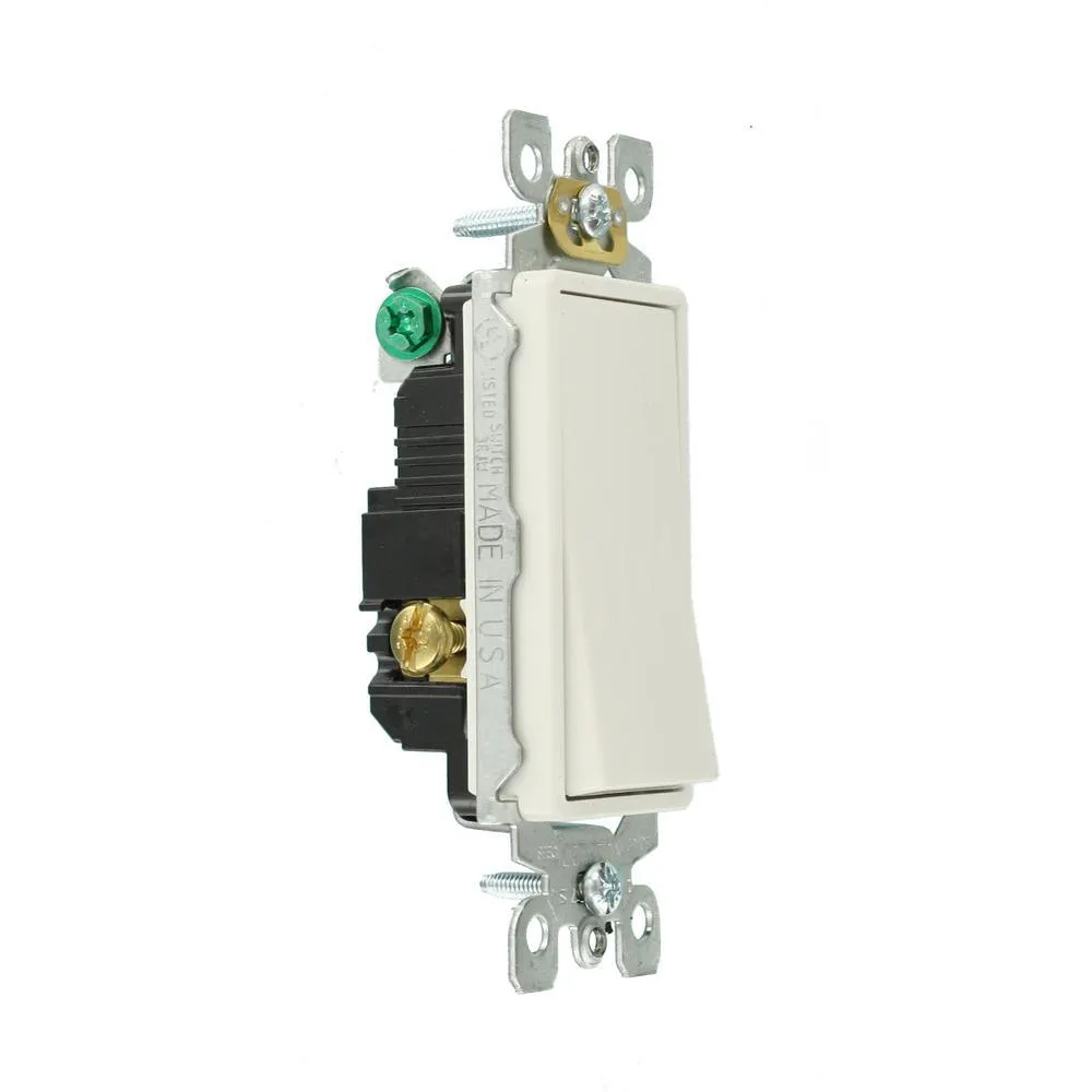 Decora 15 Amp 3-Way Specialty Light Switch, White (10-Pack), photo 5 of 8