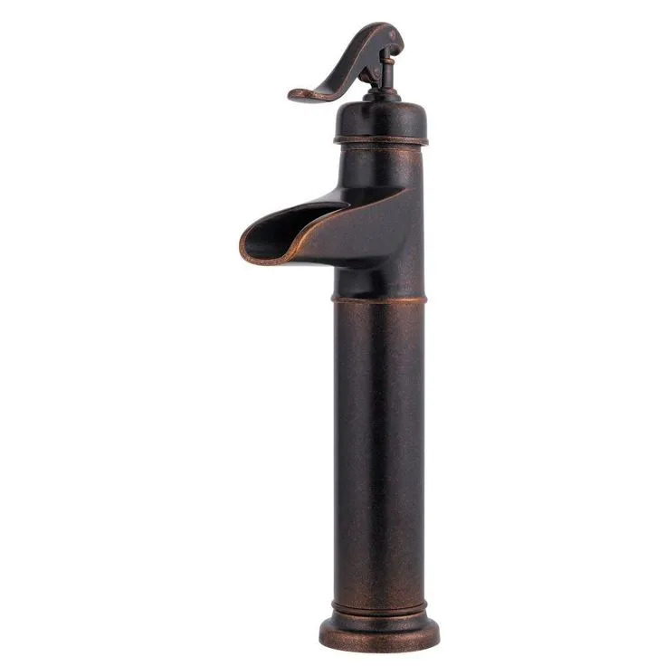 SINKOLOGY Maxwell All-In-One 18 in. Copper Bathroom Vessel Sink with Pfister Ashfield Rustic Bronze Faucet and Drain, photo 2 of 5