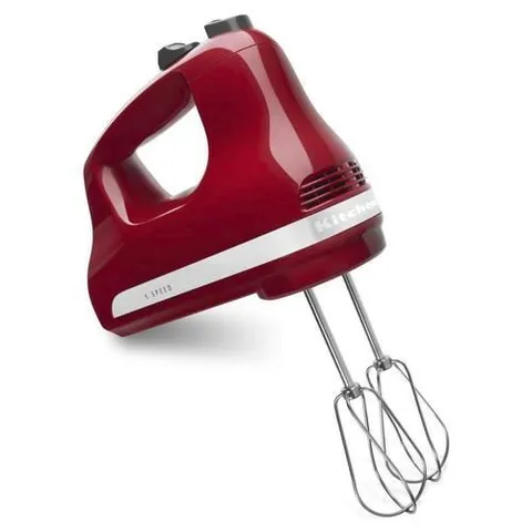 60-in Cord 5-Speed Red Hand Mixer