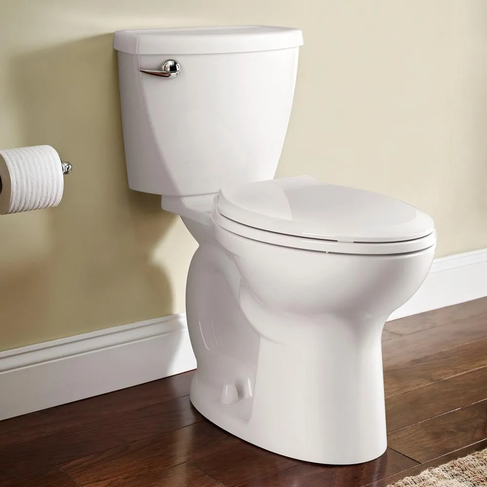 Cadet 3 FloWise Tall Height 2-Piece 1.28 GPF Single Flush Elongated Toilet in White with Slow Close Seat (4-Pack), photo 6 of 9