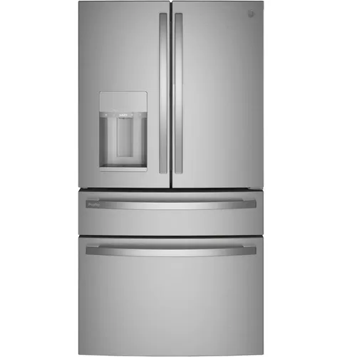 Profile 27.9 cu. ft. Smart 4-Door French Door Refrigerator with Door in Door in Fingerprint Resistant Stainless Steel