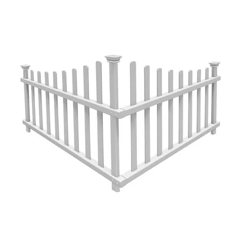 3.3 × 2.5 ft Ashley Corner Vinyl Fence Panel Kit