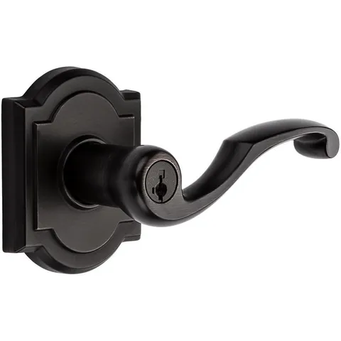 Prestige Madrina Venetian Bronze Entry Door Lever Featuring SmartKey Security