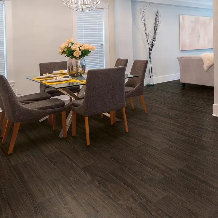Florida Tile Home Collection Burlington Walnut 6 in. x 24 in. Porcelain Floor and Wall Tile (14 sq. ft. / case), photo 2 of 6