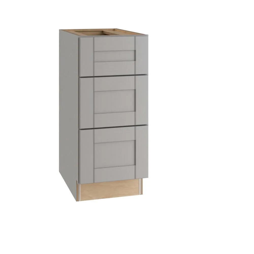 Vesper White Shaker Assembled Plywood 30 in. x 34.5 in. x 24 in. Base Drawer Kitchen Cabinet with Soft Close, photo 6 of 12