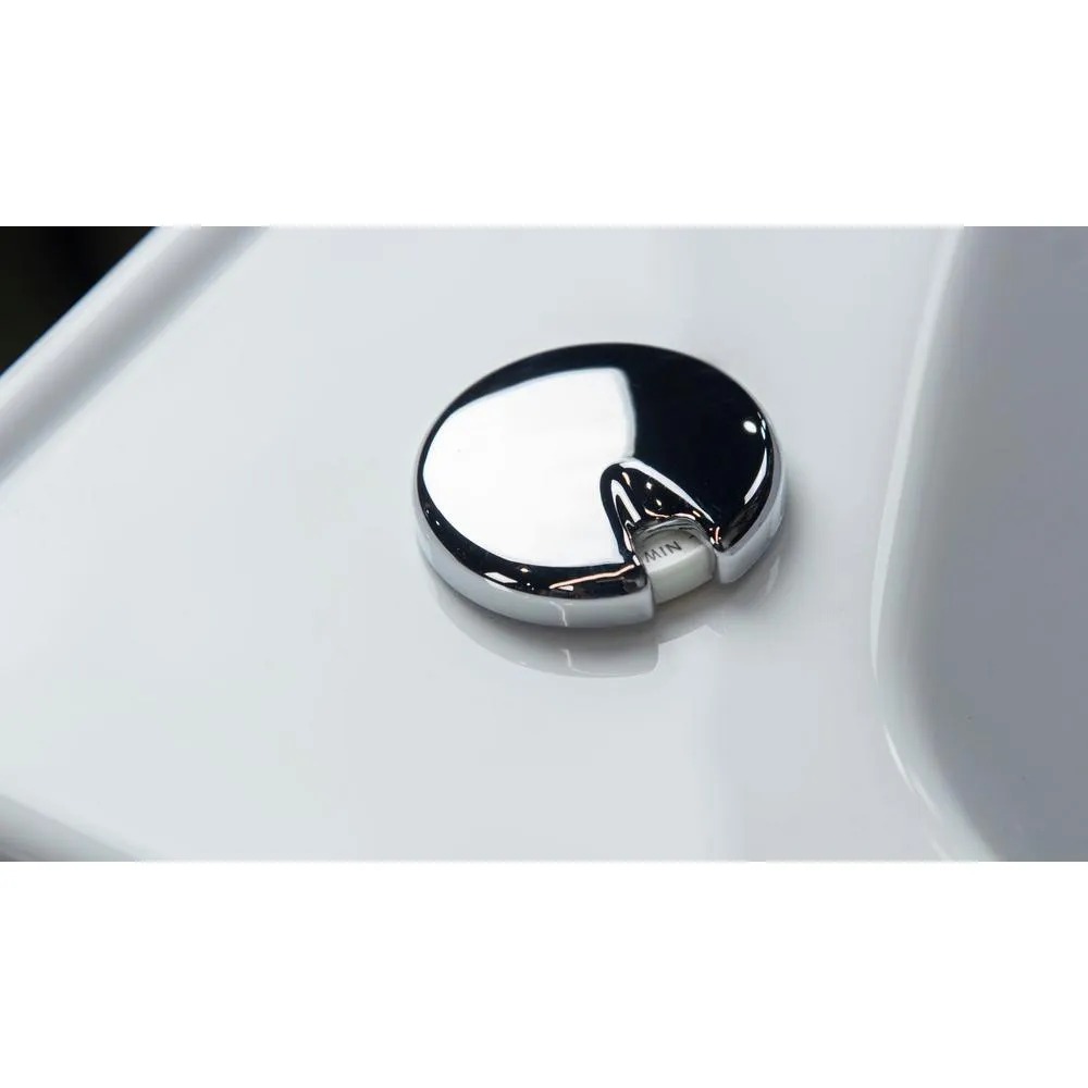Ella Laydown 72 in. Walk-In Whirlpool Bathtub, White, LH Hinged Middle Glass Door with Screen, 5-Piece Fast-Fill Faucet, Left-Hand Drain, photo 2 of 17