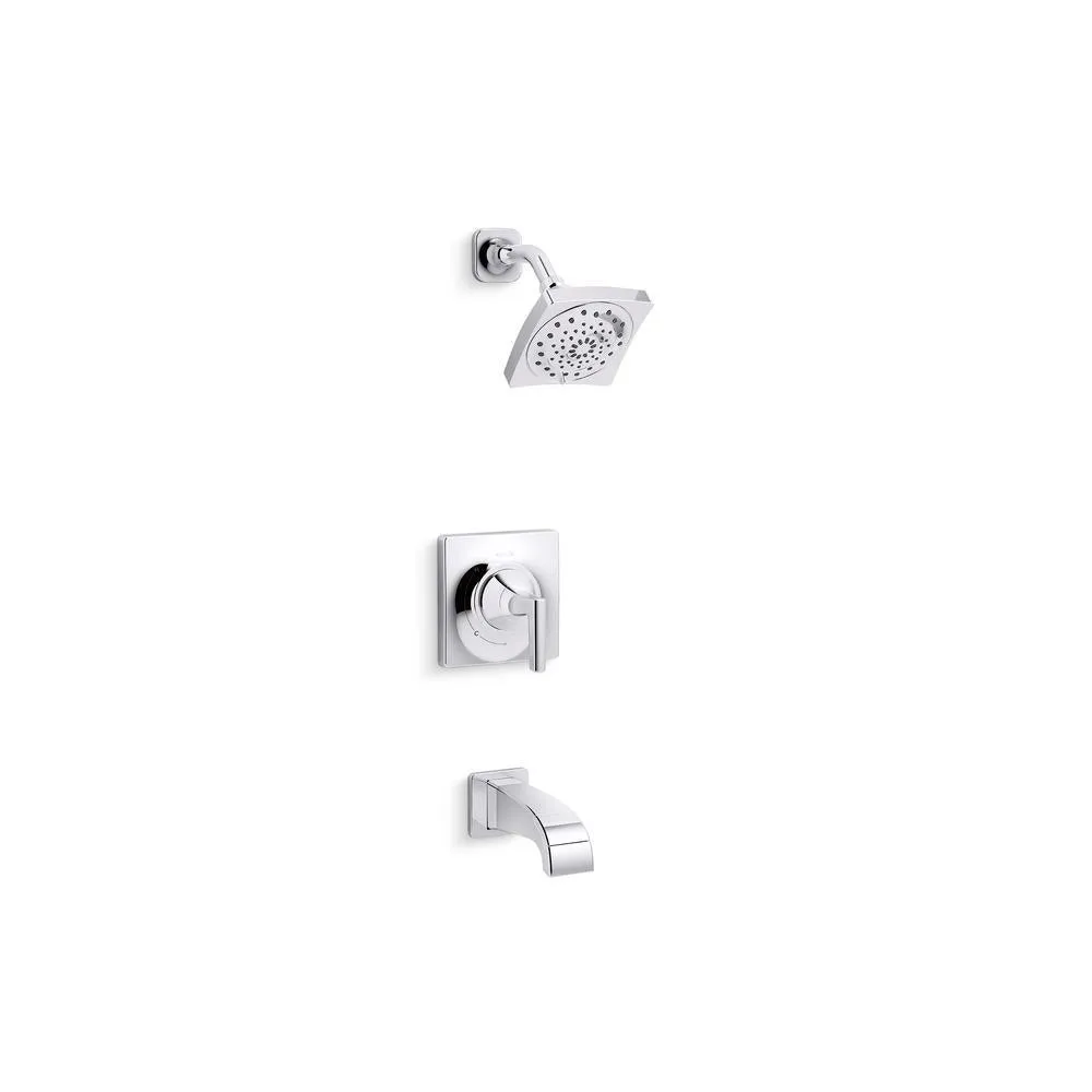 Katun 1-Handle 3-Spray Tub and Shower Faucet in Brushed Nickel (Valve Included), photo 8 of 8