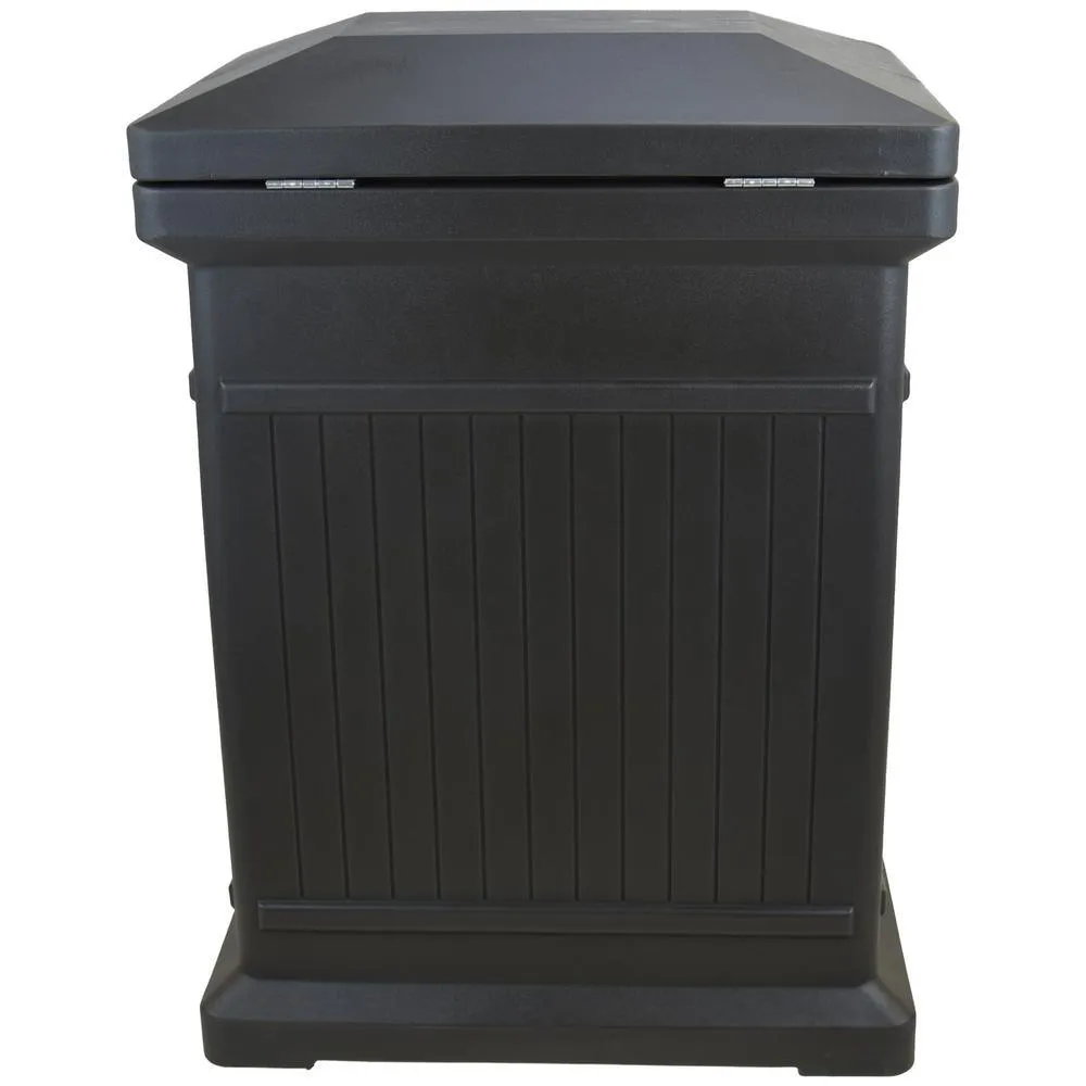 ParceWirx Premium Vertical Architectural Graphite Delivery Drop Box Hinged Lid with Swinging Latch for Locking, photo 2 of 11