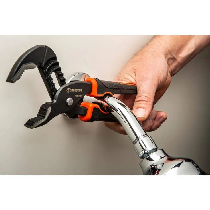 Crescent Grip Zone 10 in. and 12 in. V-Jaw Tongue and Groove Plier Set with Dual Material Grips, photo 10 of 11