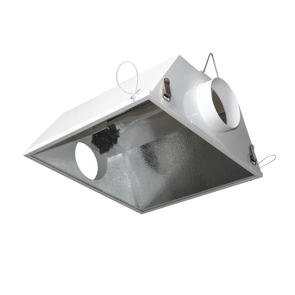 Double Ended Large Air Cooled with 6 in. Duct and Glass Panel Grow Light Reflector for up to 1000-Watt, photo 2 of 4
