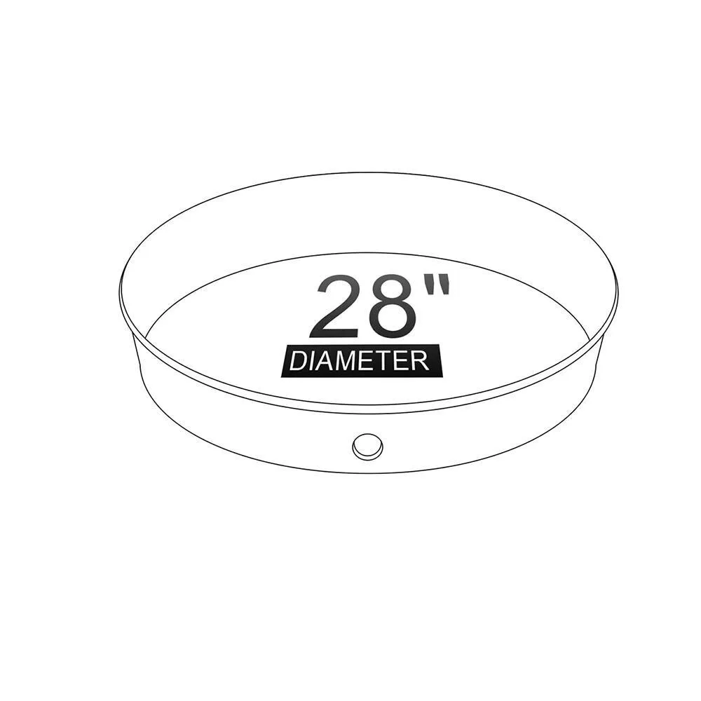 The Plumber's Choice 28 in. Plastic Water Heater Drain Pan, photo 3 of 6