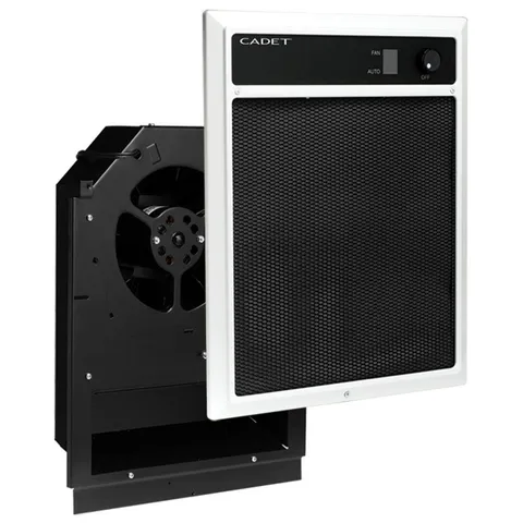 NLW Series 4,000-Watt 240/208-Volt In-Wall Fan-Forced Electric Heater Assembly with Grill
