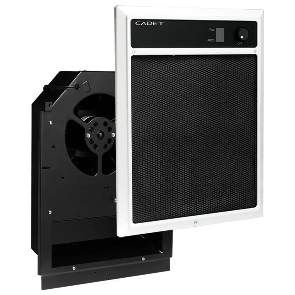 NLW Series 4,000-Watt 240/208-Volt In-Wall Fan-Forced Electric Heater Assembly with Grill, photo 10 of 11