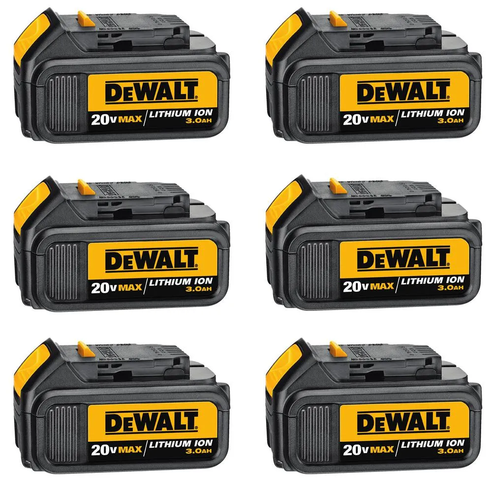 DEWALT 20-Volt MAX Premium Lithium-Ion 3.0Ah Battery Pack (2-Pack), photo 16 of 17