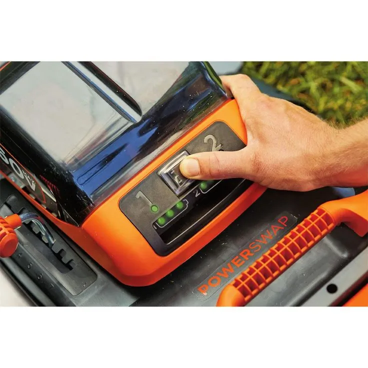 BLACK+DECKER 20 in. 60V Lithium Ion Cordless Walk Behind Push Mower with (2) 2.5Ah Batteries and Charger Included, photo 10 of 12