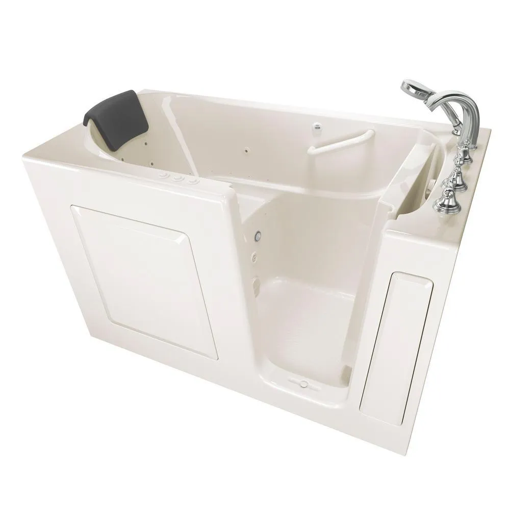American Standard Gelcoat Premium Series 60 in. Left-Hand Walk-In Whirlpool and Air Bathtub in White, photo 15 of 22