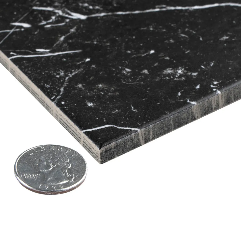 Merola Tile Merzoni Checker Ruzzini 17-7/8 in. x 17-7/8 in. Porcelain Floor and Wall Tile (11.1 sq. ft./Case), photo 3 of 9