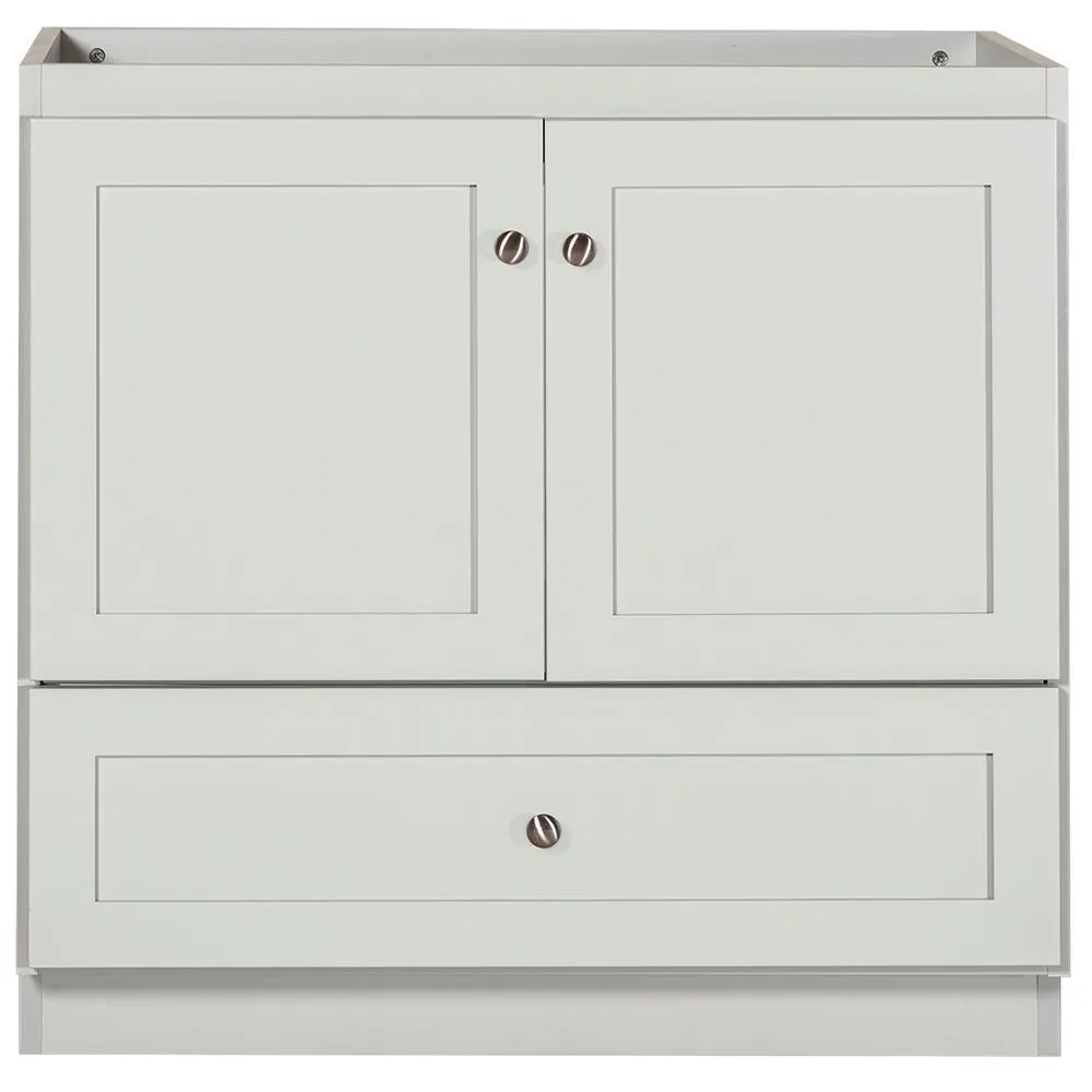 Shaker 42 in. W x 21 in. D x 34.5 in. H Vanity Cabinet Only in Natural Alder, photo 17 of 47