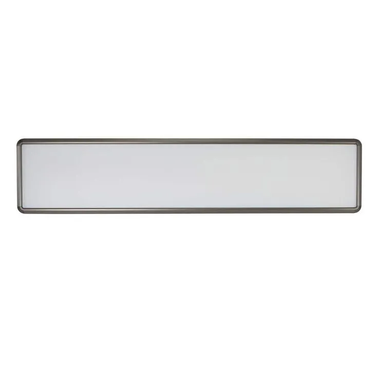 Commercial Electric 4 ft. x 10 in. Blackened Steel Back-Lit LED Panel Light 4000 Lumens 3000K 4000K 5000K Dimmable Kitchen Lighting, photo 6 of 10