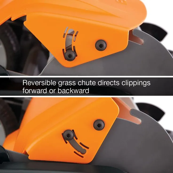 Fiskars 18 in. Cut Manual Push Non-Electric Walk Behind Reel Mower, photo 5 of 7