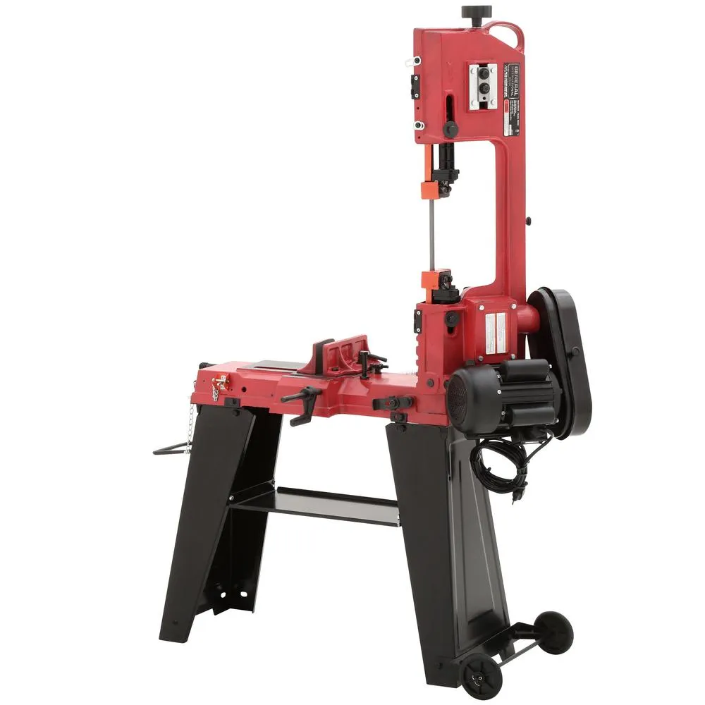 General International 5 Amp 4.5 in. Stationary Metal Cutting Band Saw with Stand, photo 7 of 11