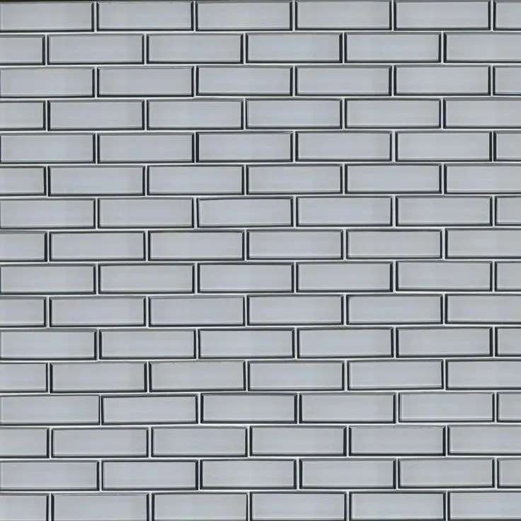 MSI Ice Bevel Subway 11.73 in. x 11.73 in. x 8 mm Glass Blend Mesh-Mounted Mosaic Tile (9.6 sq. ft. /case), photo 8 of 8