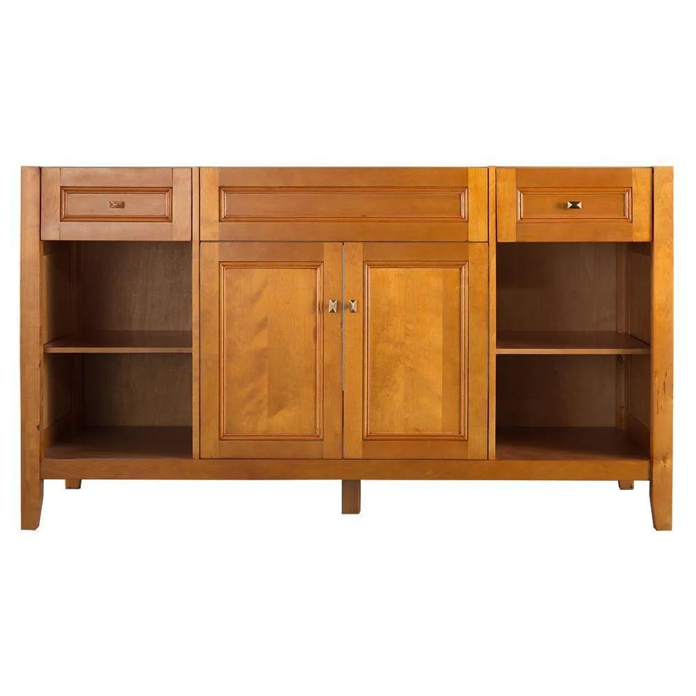 Exhibit 48 in. W Bath Vanity Cabinet Only in Rich Cinnamon, photo 10 of 12