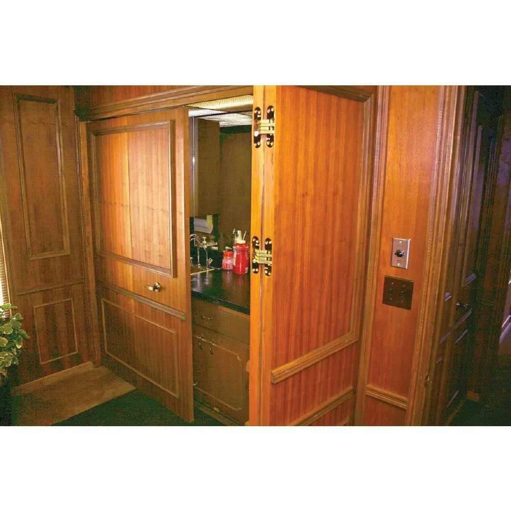 1-1/8 in. x 4-5/8 in. Satin Brass Invisible Hinge, photo 8 of 14