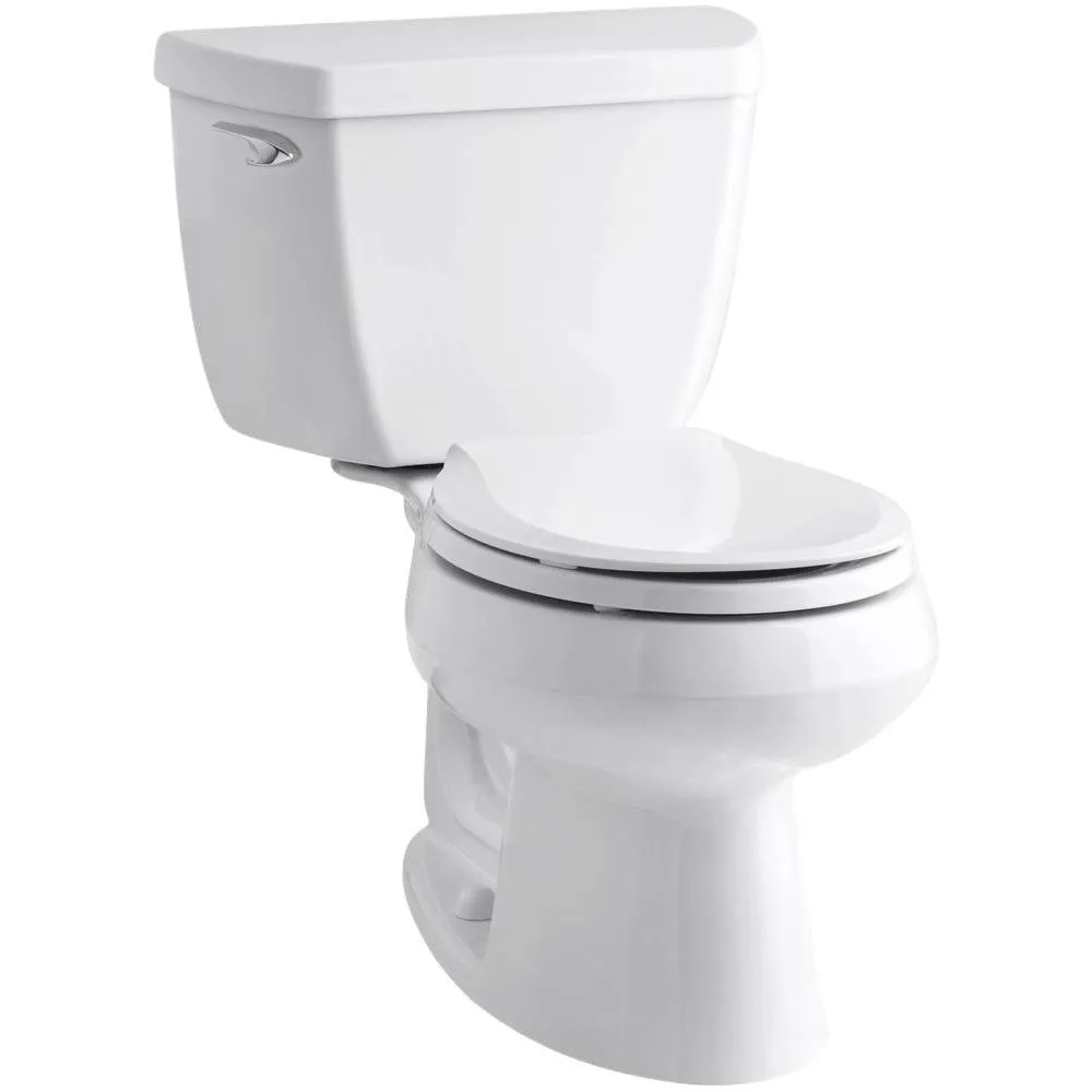 Wellworth Classic 2-Piece 1.28 GPF Single Flush Round Front Toilet with Class Five Flushing Technology in Almond, photo 6 of 10