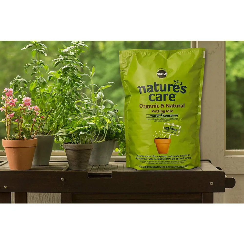 Miracle-Gro Nature's Care 16 qt. Organic and Natural Potting Mix with Water Conserve, photo 4 of 4