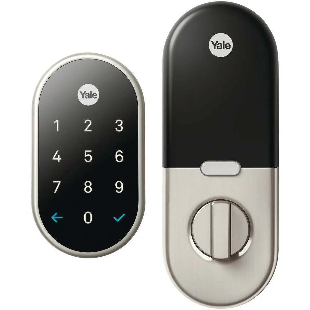 Nest x Yale Lock Satin Nickel with Google Nest Connect, photo 3 of 25