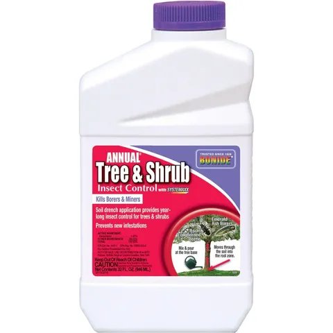 Annual Liquid Concentrate Insect Killer, Tree & Shrub Control, 32 oz