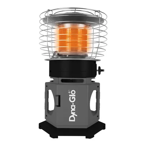 18K BTU HeatAround 360 ELITE Portable Propane Heater in Black