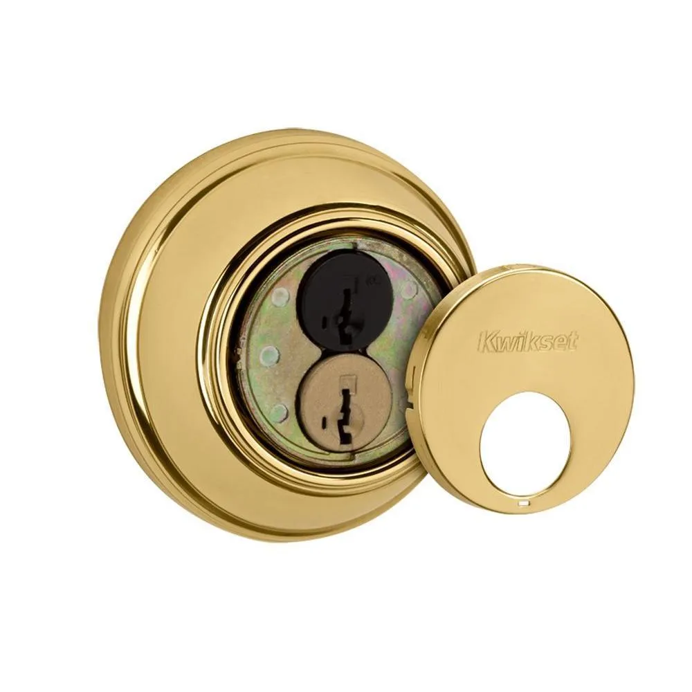 Kwikset 816 Series Satin Nickel Single Cylinder Key Control Deadbolt featuring SmartKey Security, photo 12 of 14