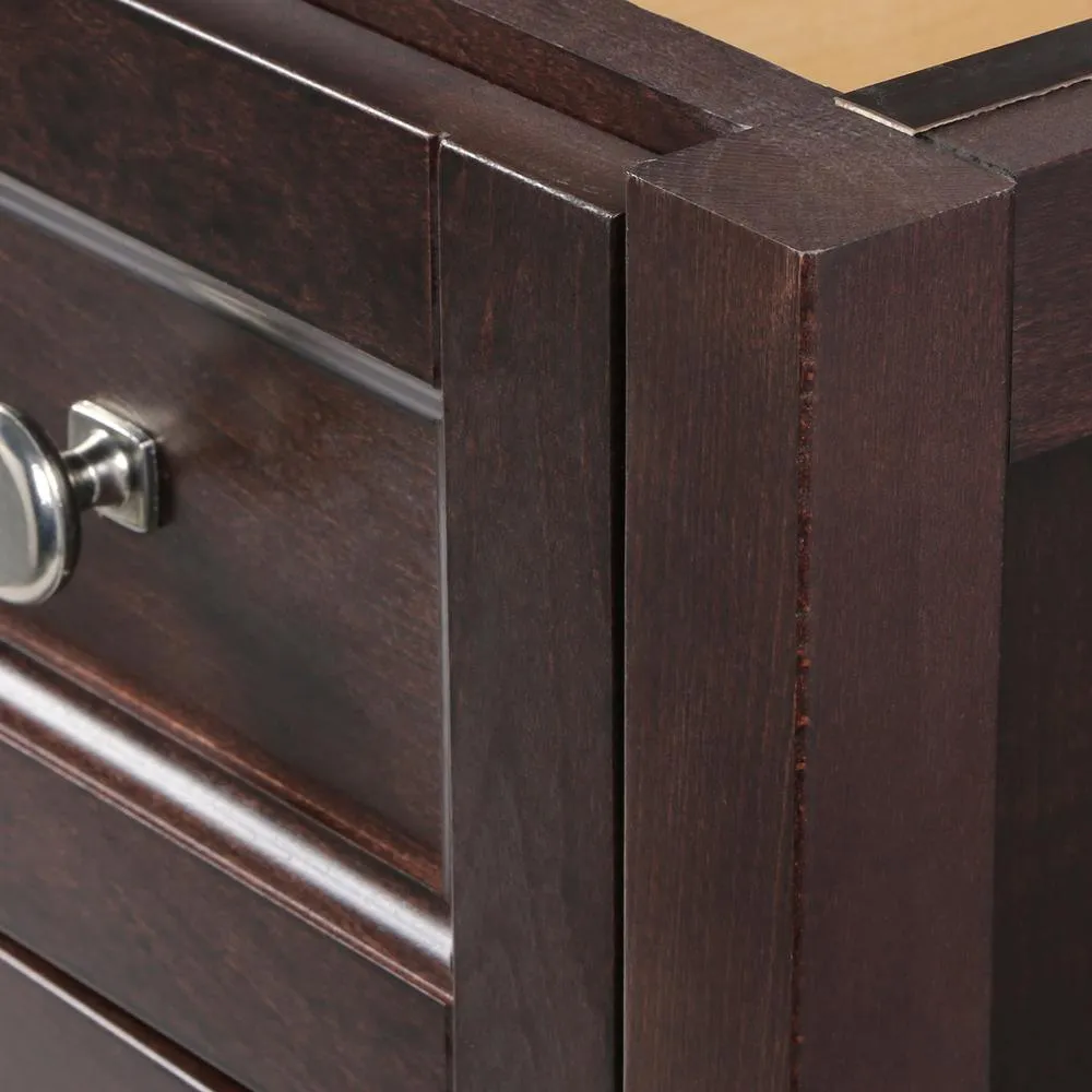 Claxby 48 in. W x 34 in H x 22 in. D Bath Vanity Cabinet Only in Chocolate, photo 6 of 33