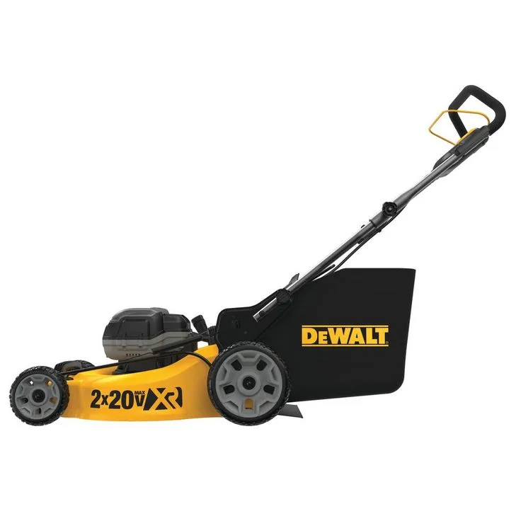 DEWALT 20 in. 20V MAX Lithium-Ion Cordless Walk Behind Push Lawn Mower with (2) 9.0Ah Batteries and (2) Chargers Included, photo 2 of 8