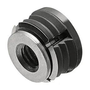 EXPANDO T Dowel, 10 mm Dia. x 6 mm Nylon, Deep Gray, for Thin Fronts