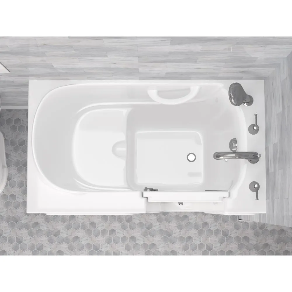 Universal Tubs HD Series 26 in. x 46 in. Right Drain Quick-Fill Walk-In Soaking Bathtub in White, photo 9 of 22