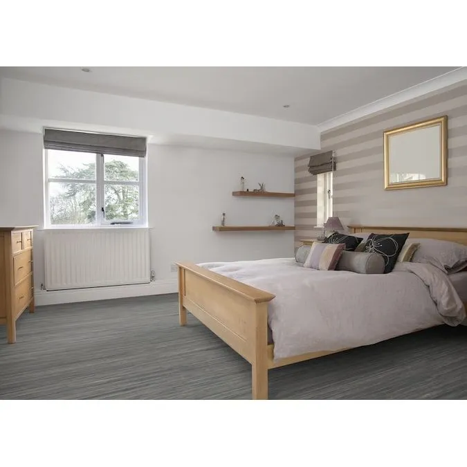 Marmoleum Forbo Flooring Systems Marmoleum Cinch Loc Seal Black Glacier 10-mm T x 12-in W x 36-in L Waterproof Wood Plank Laminate Flooring (20.34-sq ft / Carton), photo 2 of 6